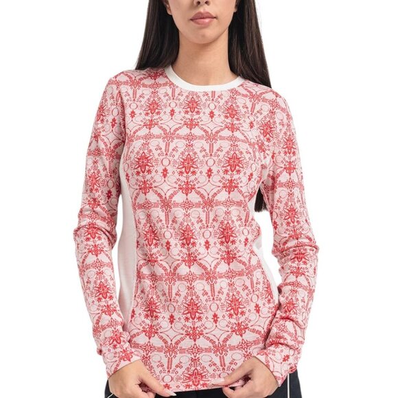 Helly Hansen Lifa Crew Women's S Merino Active Thermal Baselayer Red Hiking - Picture 3 of 11